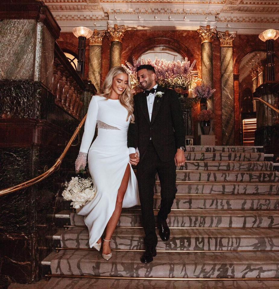 Riyad Mahrez and Taylor Ward got married for a second time