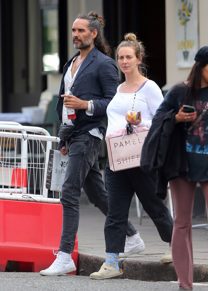 Russell Brand and Laura have two children and are expecting a third