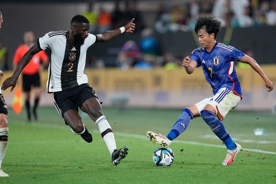 Rudiger and Co fell to a 4-1 defeat to Japan