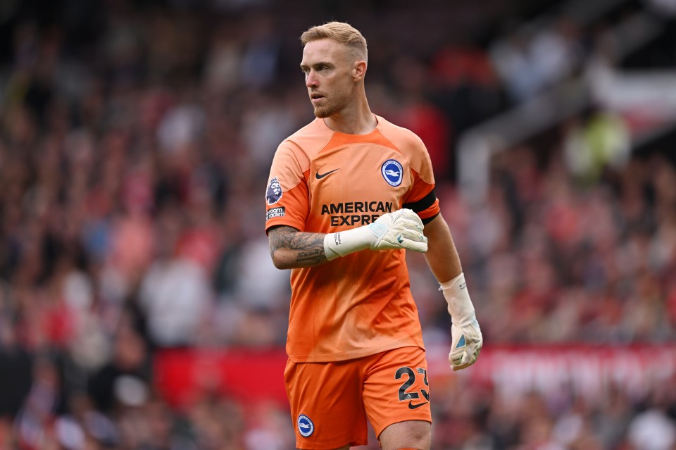 Goalkeeper Jason Steele plays a key role in how the Italian wants to play