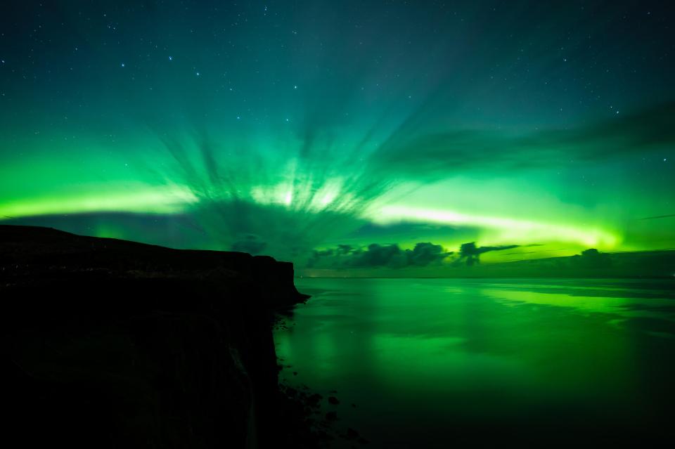 The Isle of Skye is a great place to see the northern lights in the winter