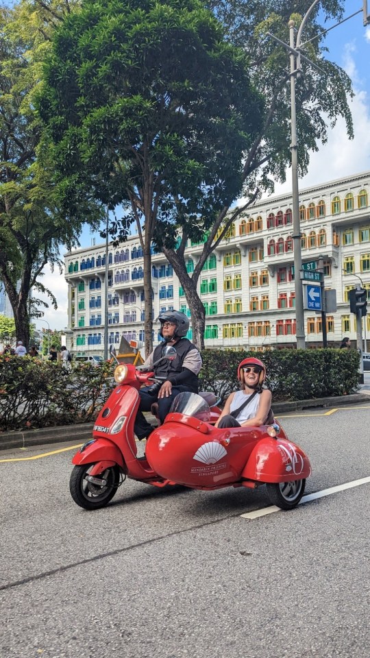 A Singapore tour by Sidecar is an alternative way to explore the city that takes in the sights at speed