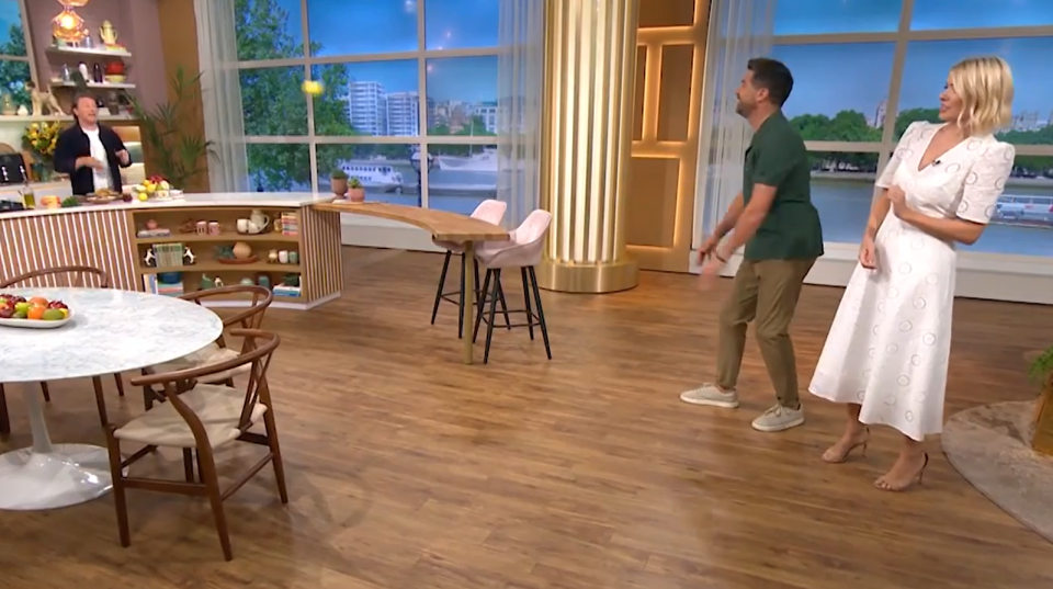 Craig and Jamie Oliver were chucking lemons across the studio