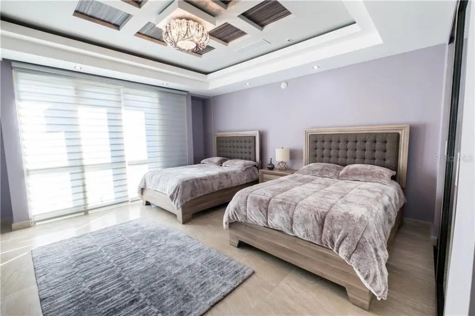 The property boasts five bedrooms