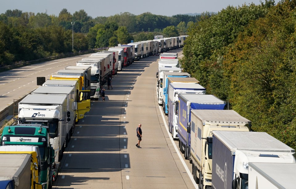 The M20 ground to a standstill amid extra security checks in Dover