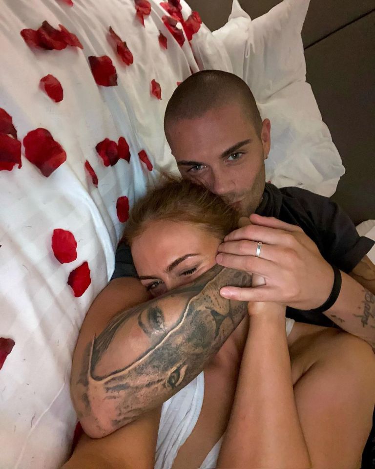 Maisie and her boyfriend Max George on another of their romantic getaways