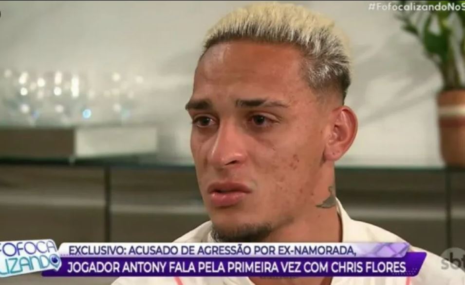 Antony appears on Brazilian TV