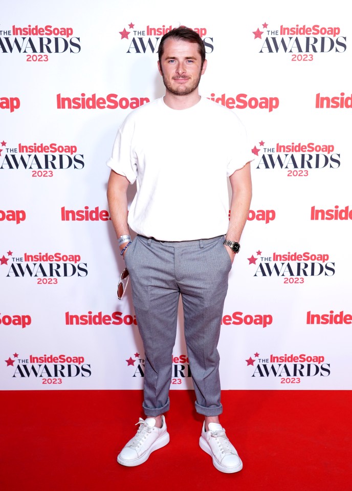 His co-star Max Bowden also wore a T shirt to the event