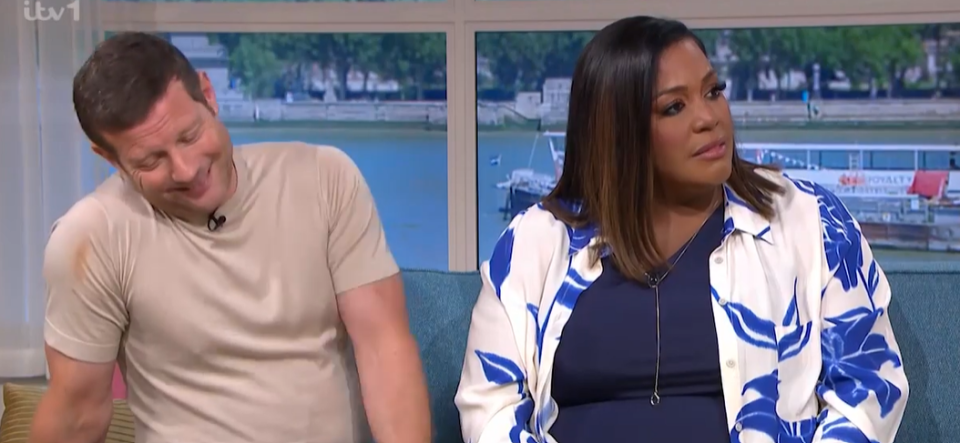 This Morning viewers reacted to Alison's laughing on social media