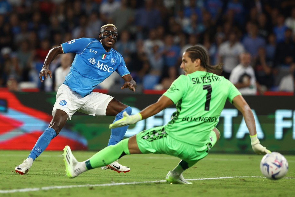 Victor Osimhen bagged Napoli's second of the night with a clinical finish