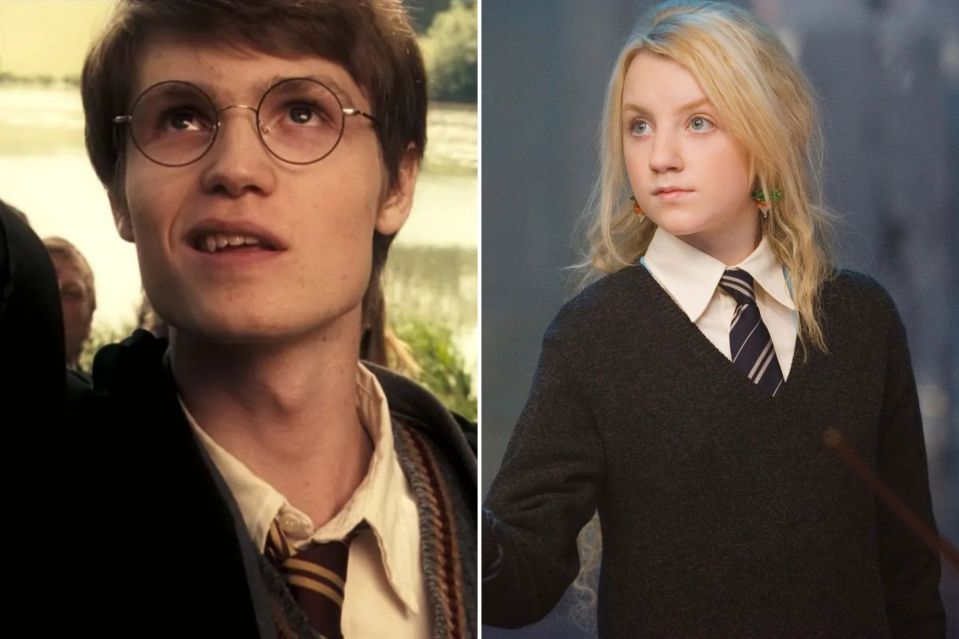 She starred as Luna Lovegood in the film series, while he played a young James Potter