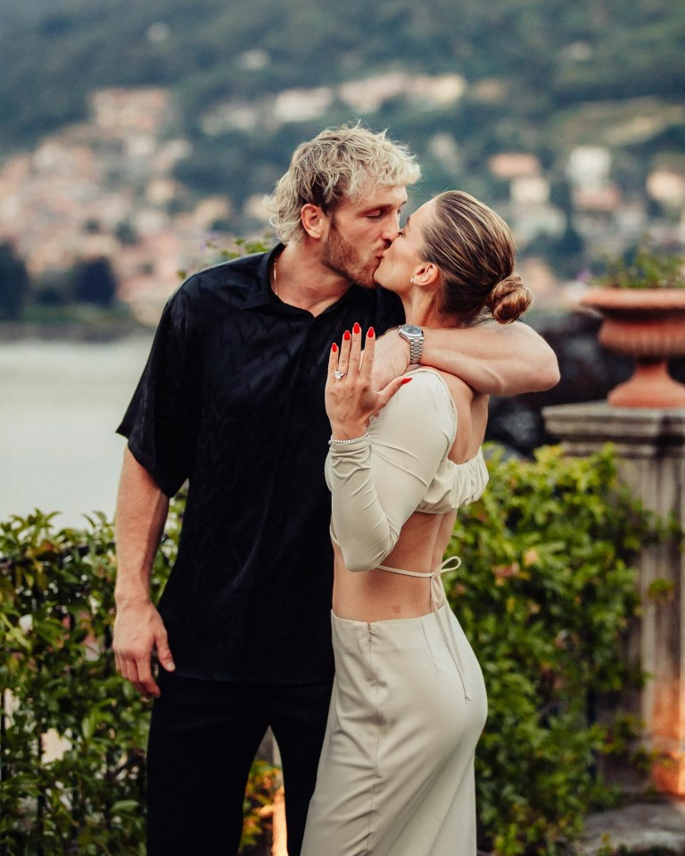 Paul and Agdal got engaged in Lake Como, Italy