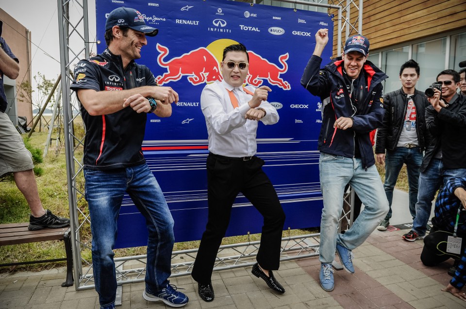 In a bid to draw eyes to F1, K-Pop star Psy attended the Korean Grand Prix