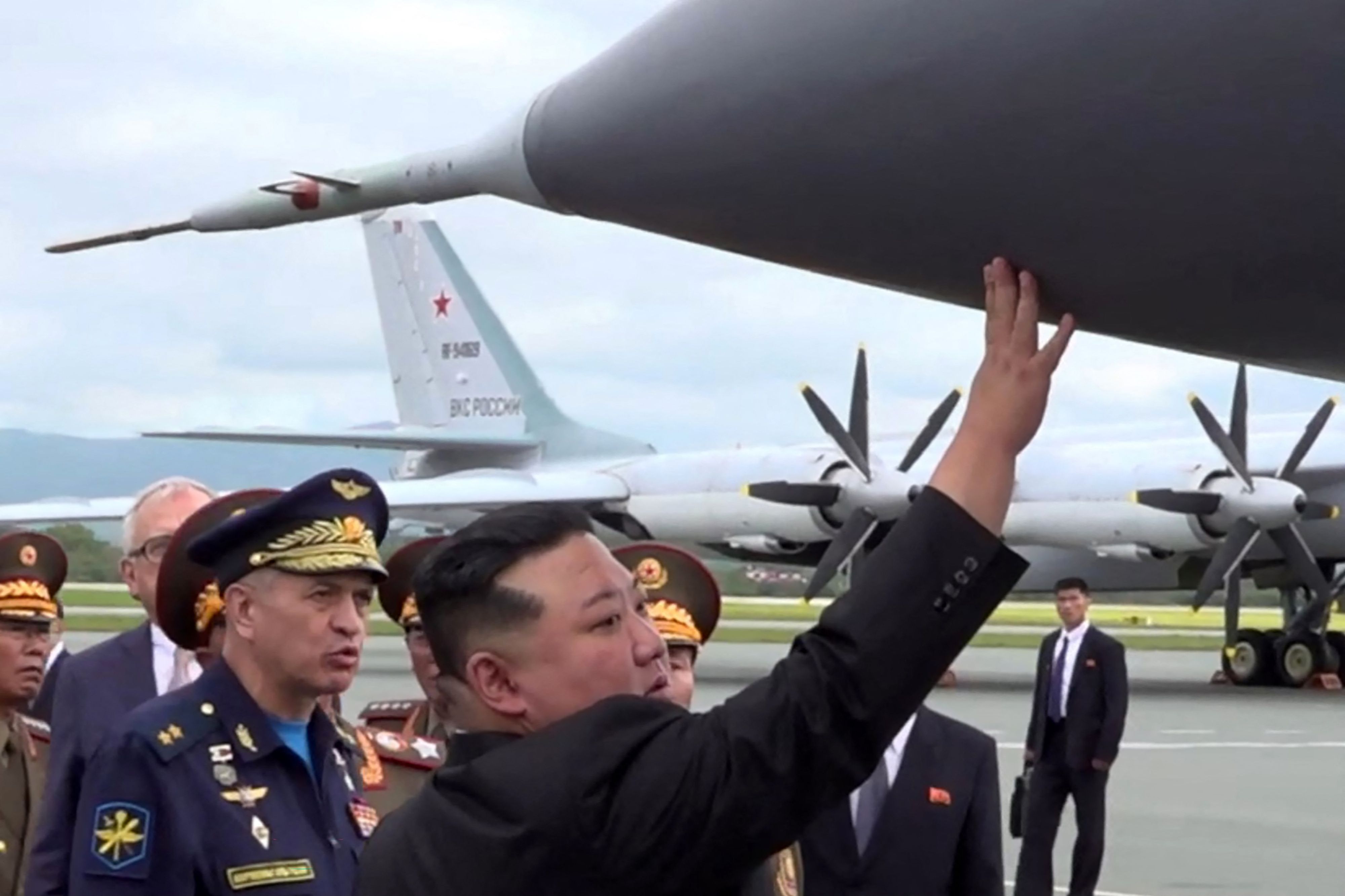 The dictator inspected plenty of weapons during his Far East visit