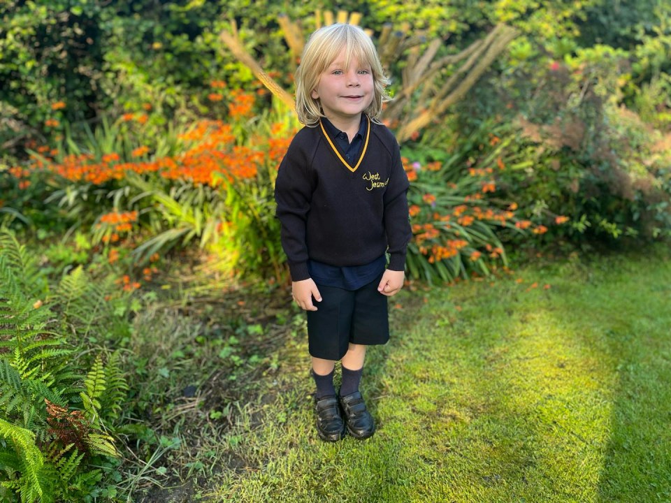 Jonnie Irwin says he could 'burst with pride' at his son starting school