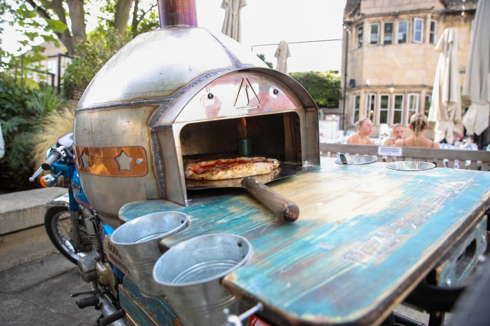 Colin came up with the idea so pizzas were fresh and piping hot when they reached the punter, rather than lukewarm as with usual delivery methods