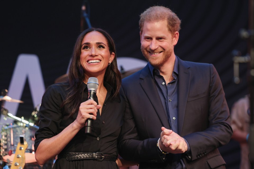 Meghan spoke at the Friends @ Home Event at the Station Airport during day three of the Games