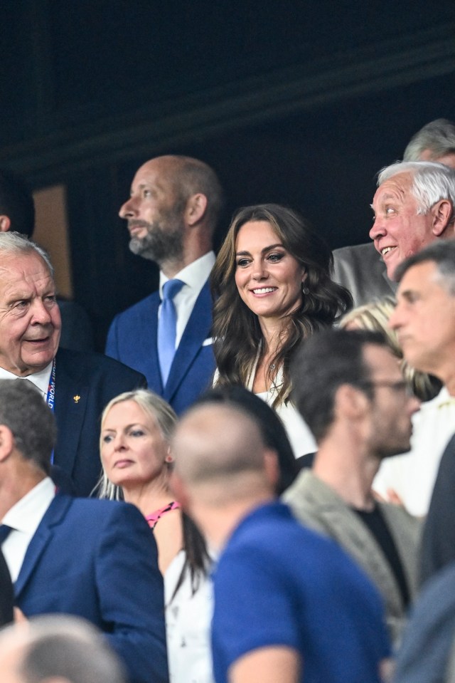 Princess Kate Middleton was in the stands in Marseille to cheer England on