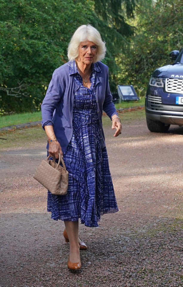 He arrived with Queen Camilla for a church service, to mark the first anniversary of the death of Queen Elizabeth II