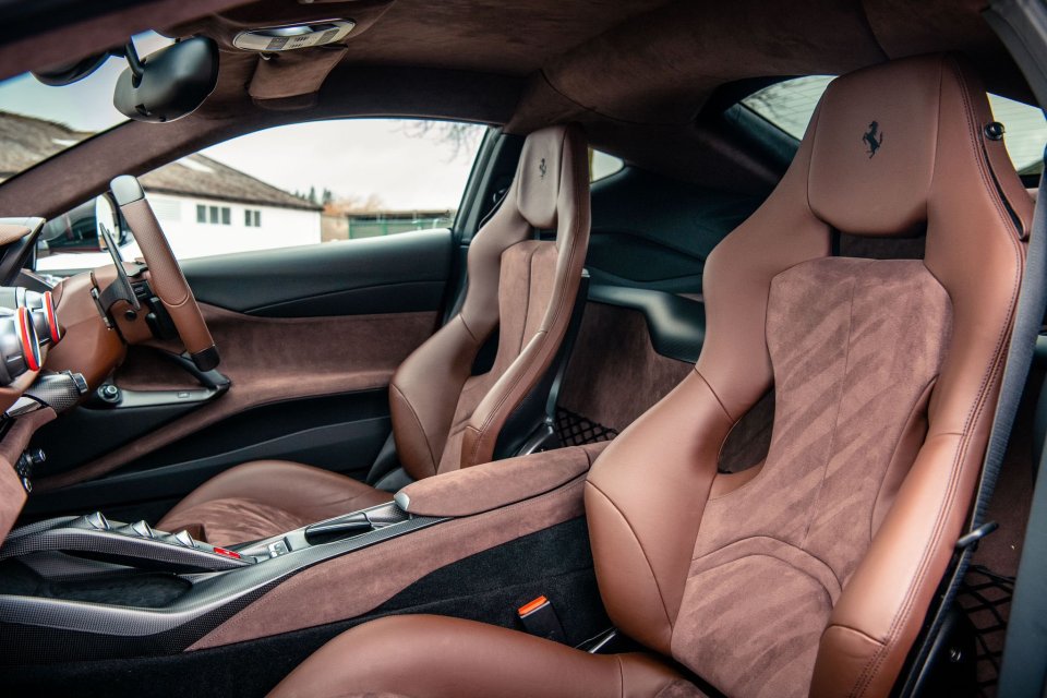 The interior of the 'magnificent' supercar