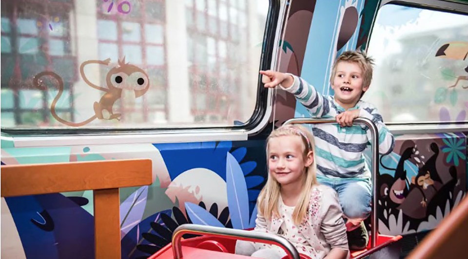 All InterCity long-distance double-decker trains in Switzerland have a family coach, which is home to its very own play area