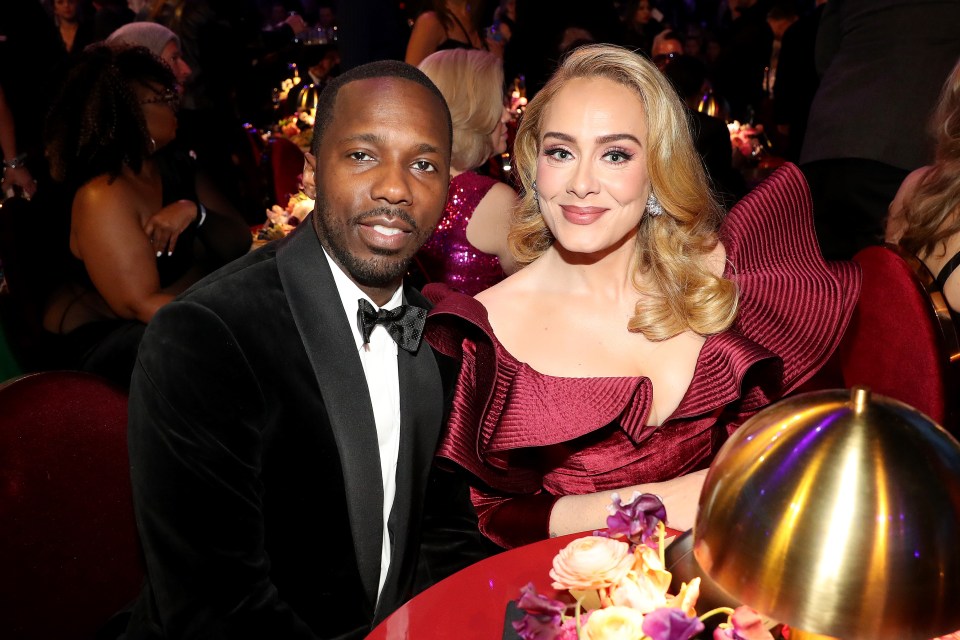 Adele and Rich Paul, who she referred to as her ‘husband’