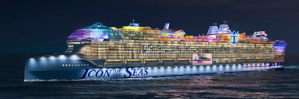 Icon of the Seas is five times the size of the Titanic