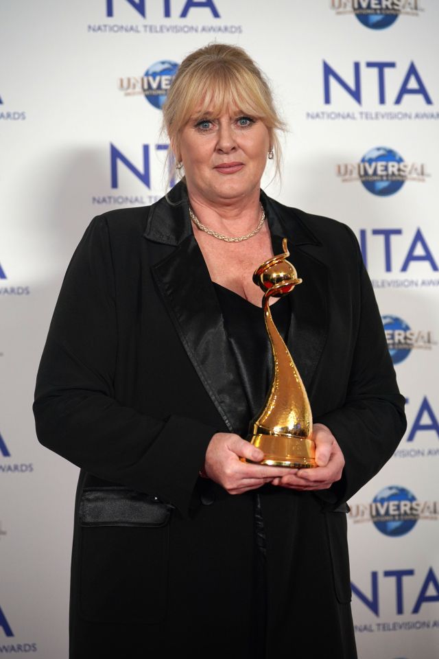 Sarah Lancashire won the Special Recognition award and the Drama Performance award for her work in Happy Valley, at the National Television Awards