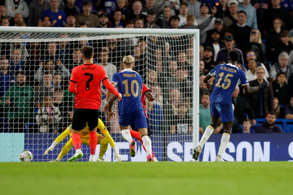 Striker Jackson bagged his second goal of his short Blues' career with a 50th minute winner against Brighton in the Carabao Cup