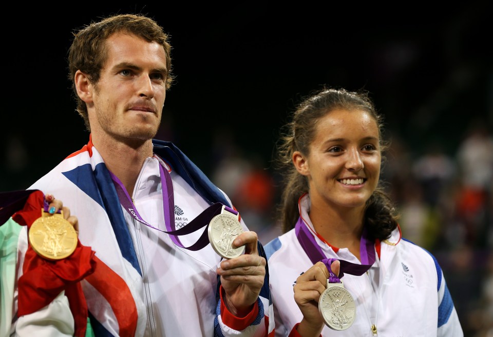 She teamed up with Andy Murray for Olympic silver in 2012