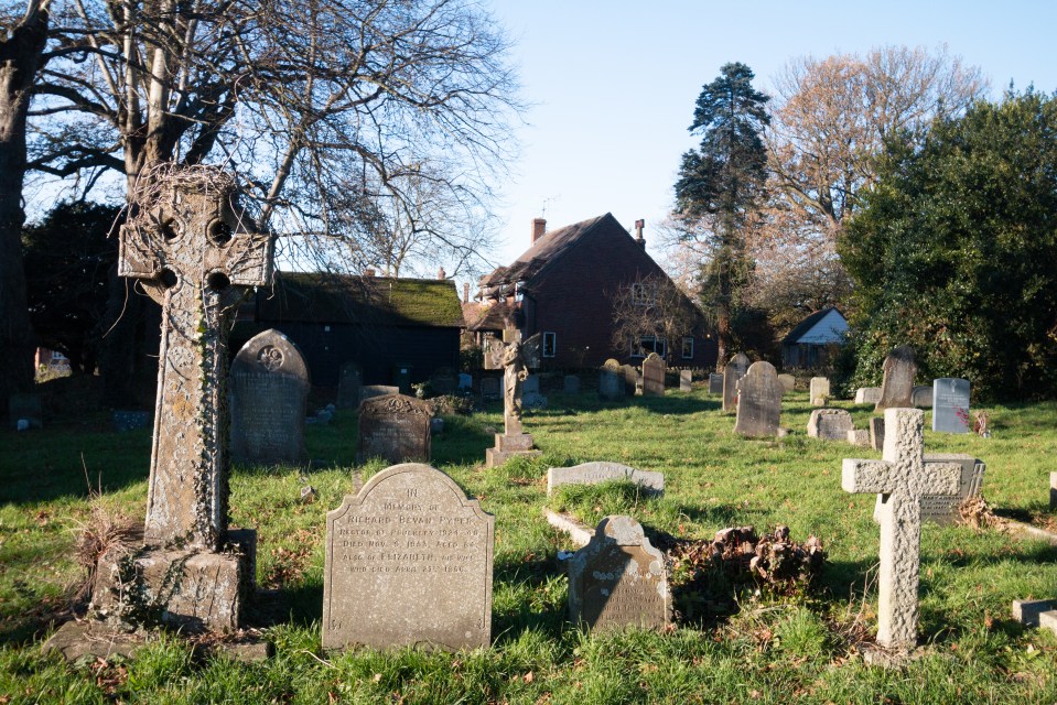 The local church and its graveyard have been the sites of ghostly goings on