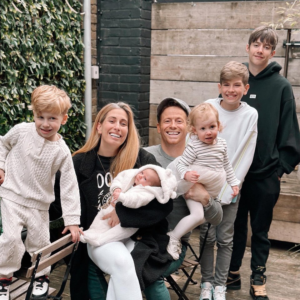 The star, married to husband Joe Swash, is a mum of five