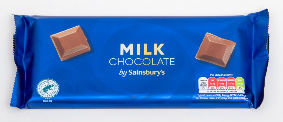 Sainsbury's have a good Cadbury's imitation