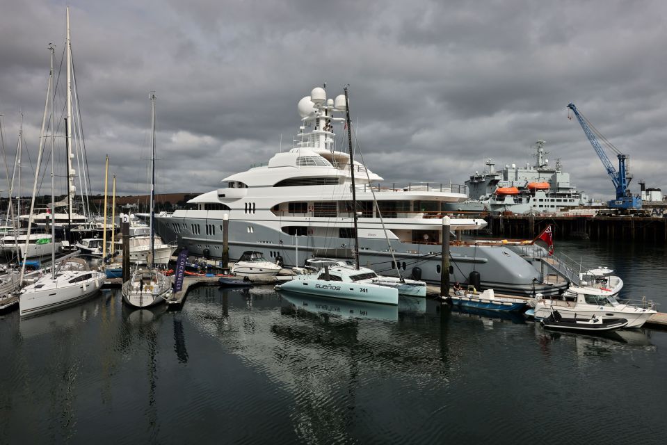 Superyachts are now a regular sight in Falmouth harbour