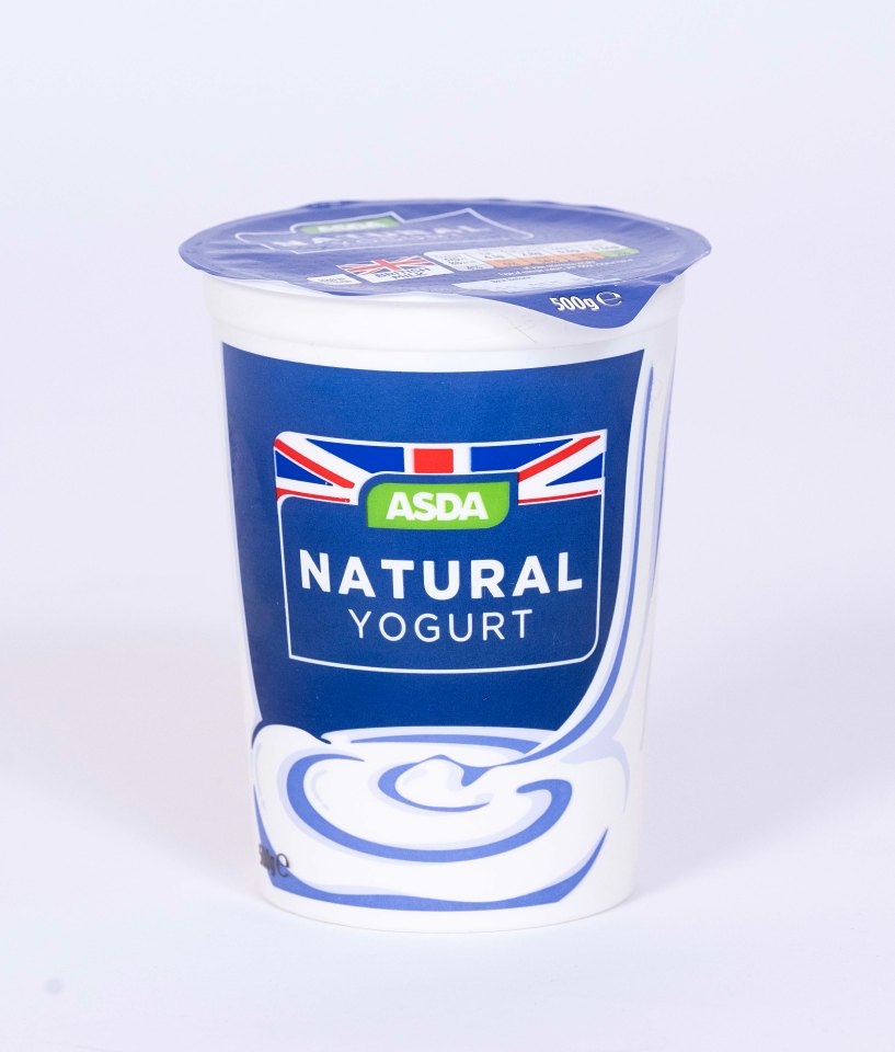 Asda's natural yogurt was pretty tasteless