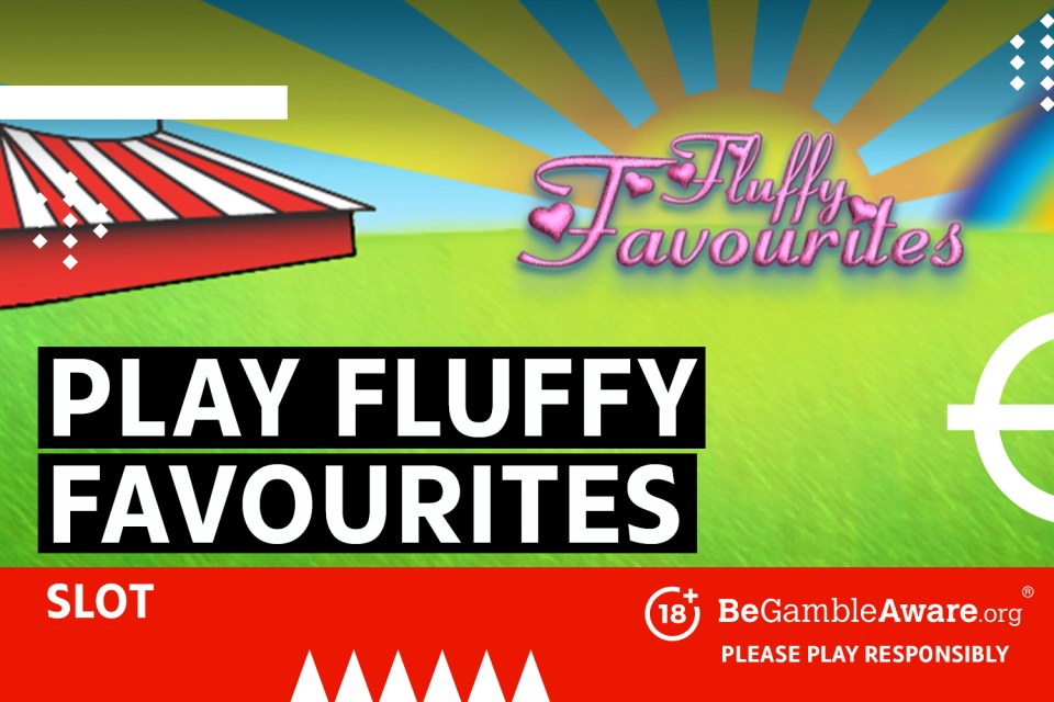 Play Fluffy Favourites slot. 18+ BeGambleAware.org - Please play responsibly.