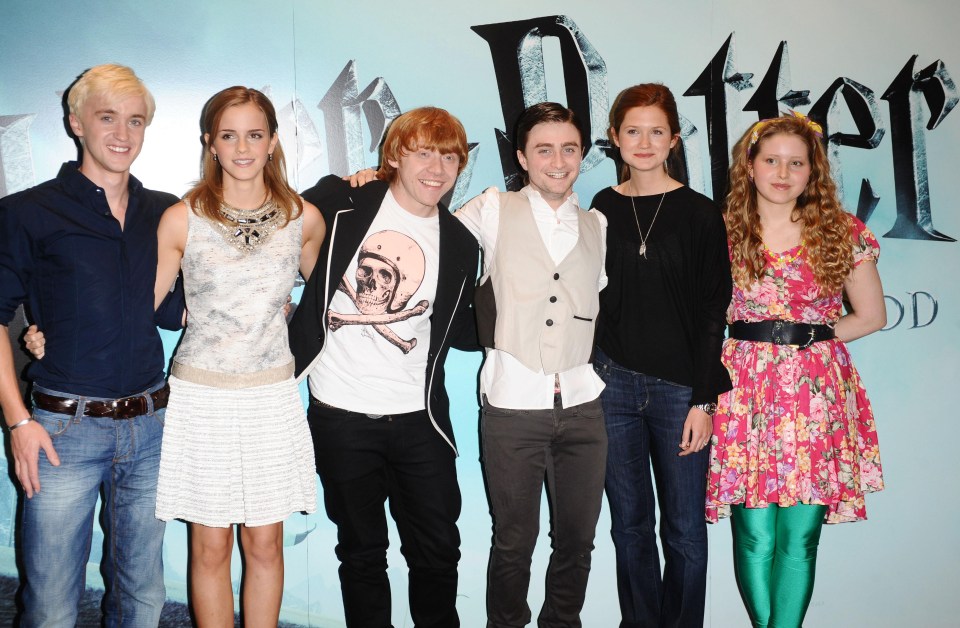 Bonnie played Harry Potter's love interest Ginny Weasley in the wizarding films