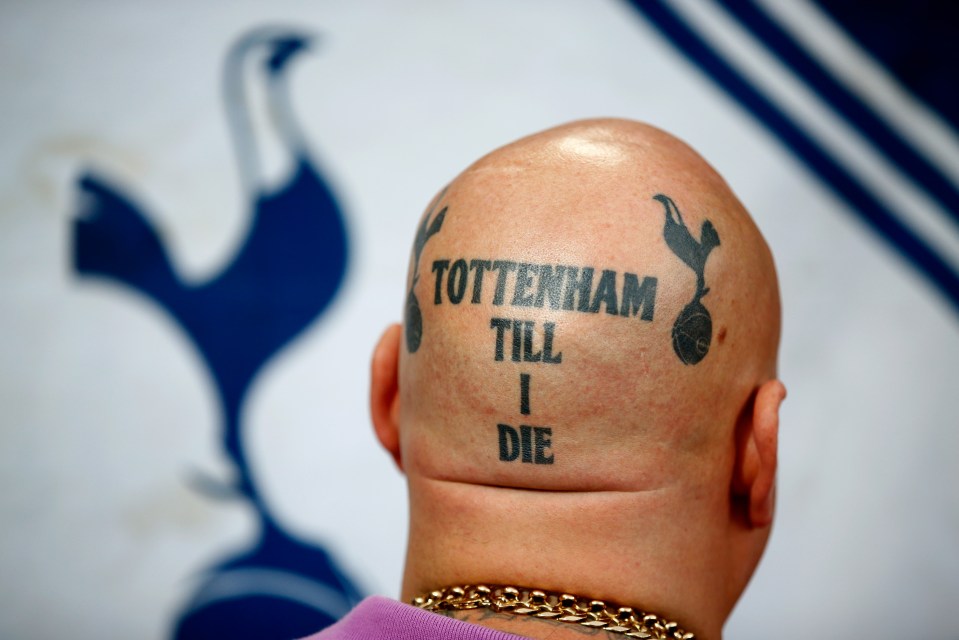 This Tottenham fan went to extreme lengths to show his love for the club