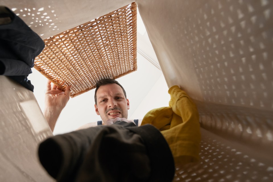 A portable laundry basket can keep your hotel room tidy