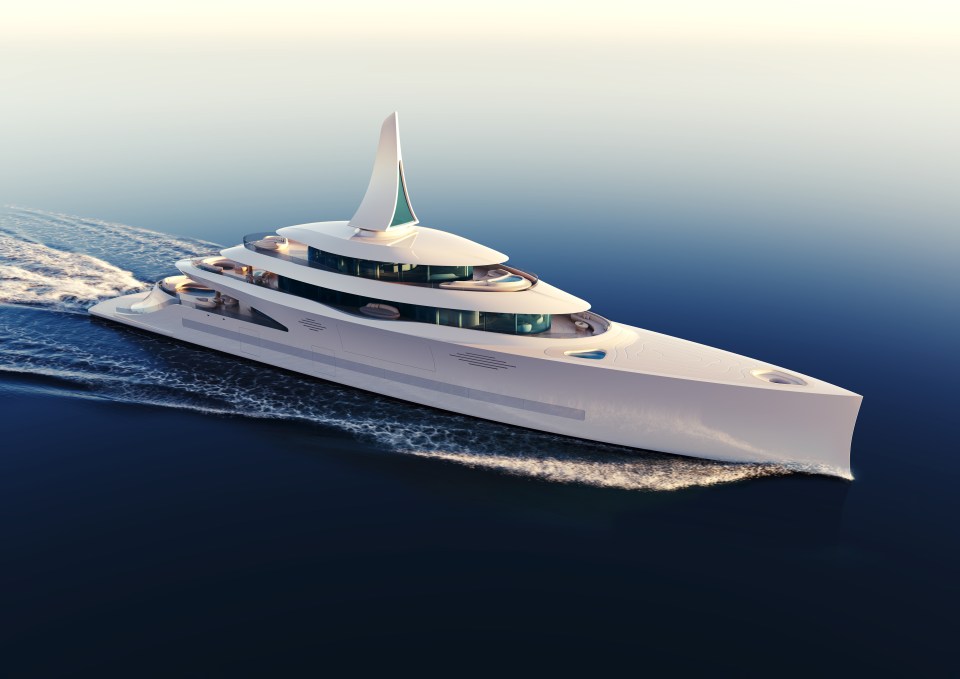 A super green superyacht has recently been unveiled at a Monaco boat show