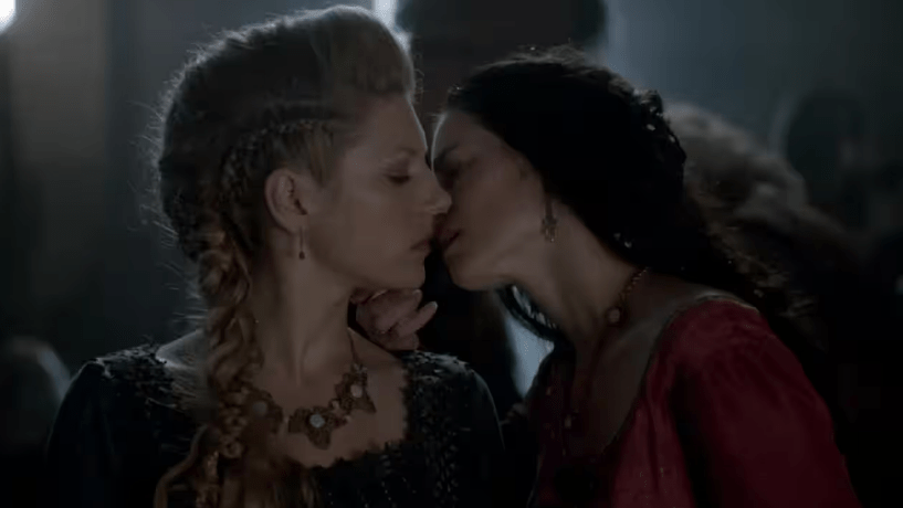 Lagertha caught the Queen's attention in one scene