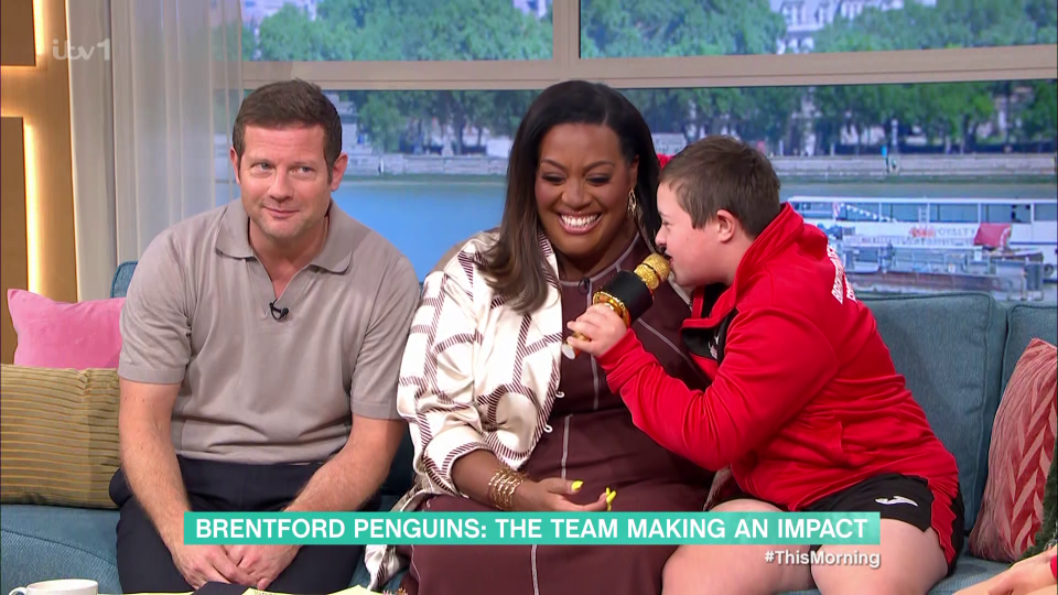 Alison Hammond had an admirer on today's This Morning