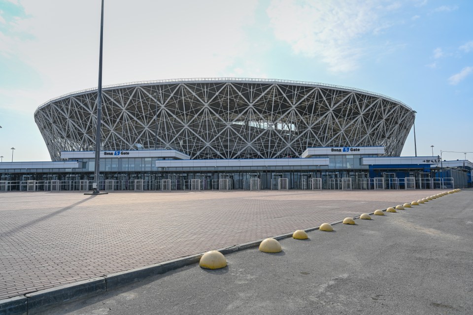 The Volgograd stadium was built for the 2018 World Cup in Russia