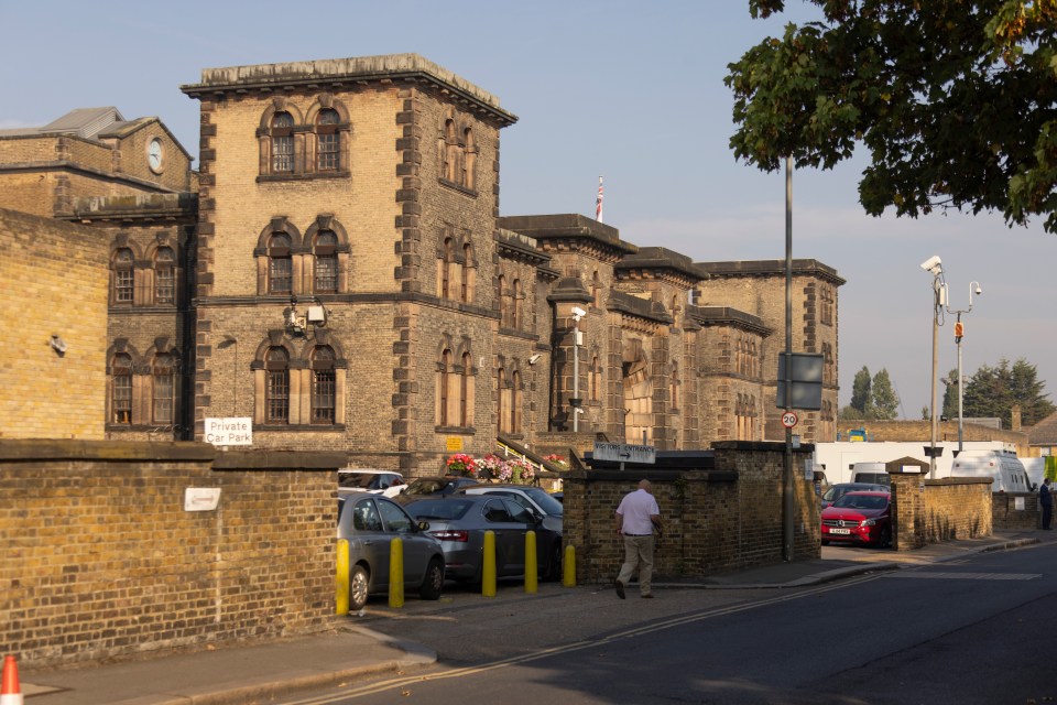 Wandsworth prison on Thursday morning, 24 hours after Khalife's escape