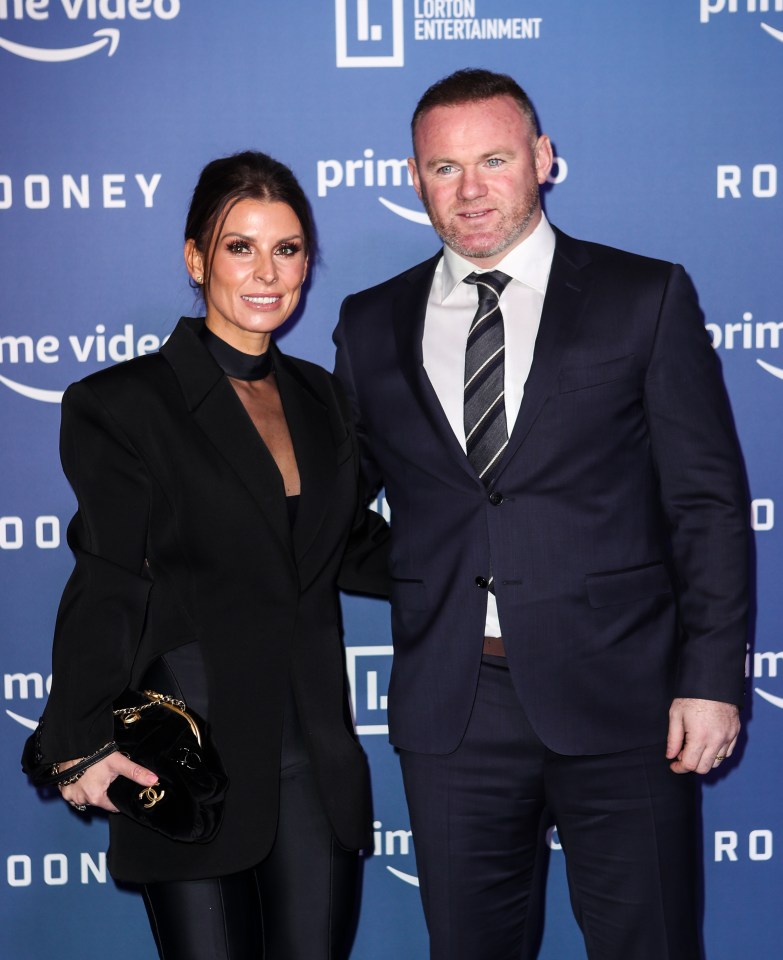 The doc will focus on Wayne’s attempts to develop his career as a manager in the US, pictured with wife Coleen