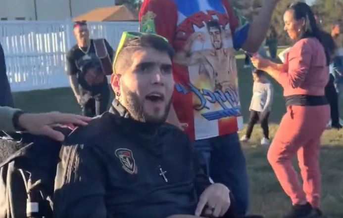 Prichard Colon could be seen enjoying a truck rally in a new video