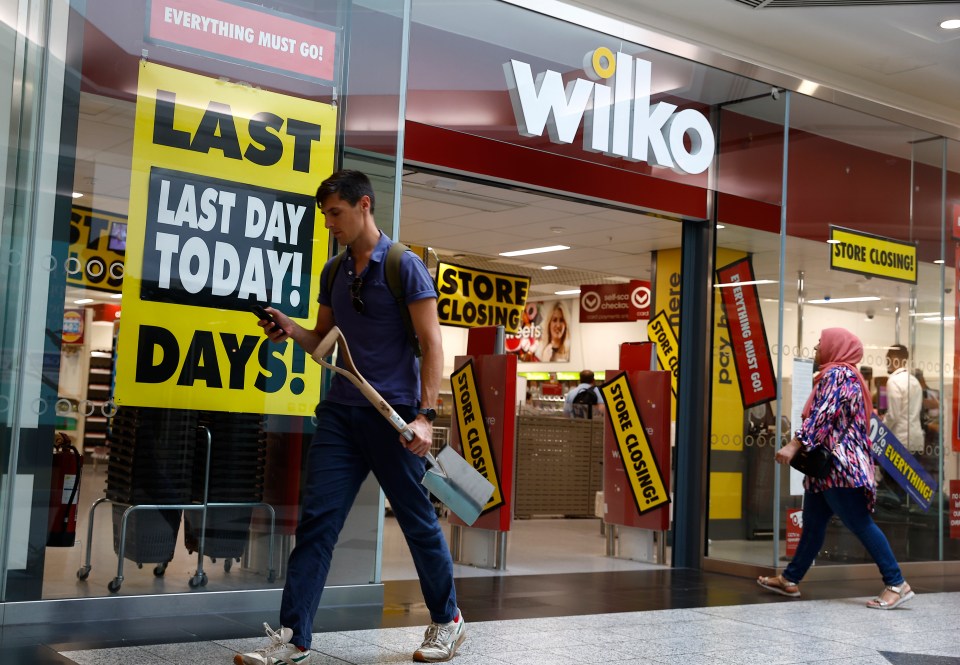 All 400 Wilko's stores are expected to close by early October