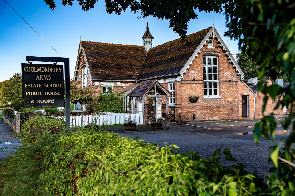 Cholmondeley Arms was named 2023's best Rural Pub last month