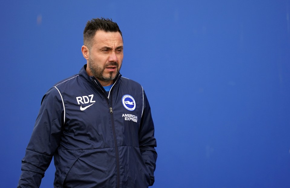 Roberto De Zerbi and Brighton could be raided by Rangers