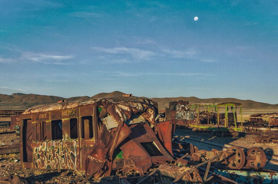 The Bolivian train system collapsed as the mining industry disappeared